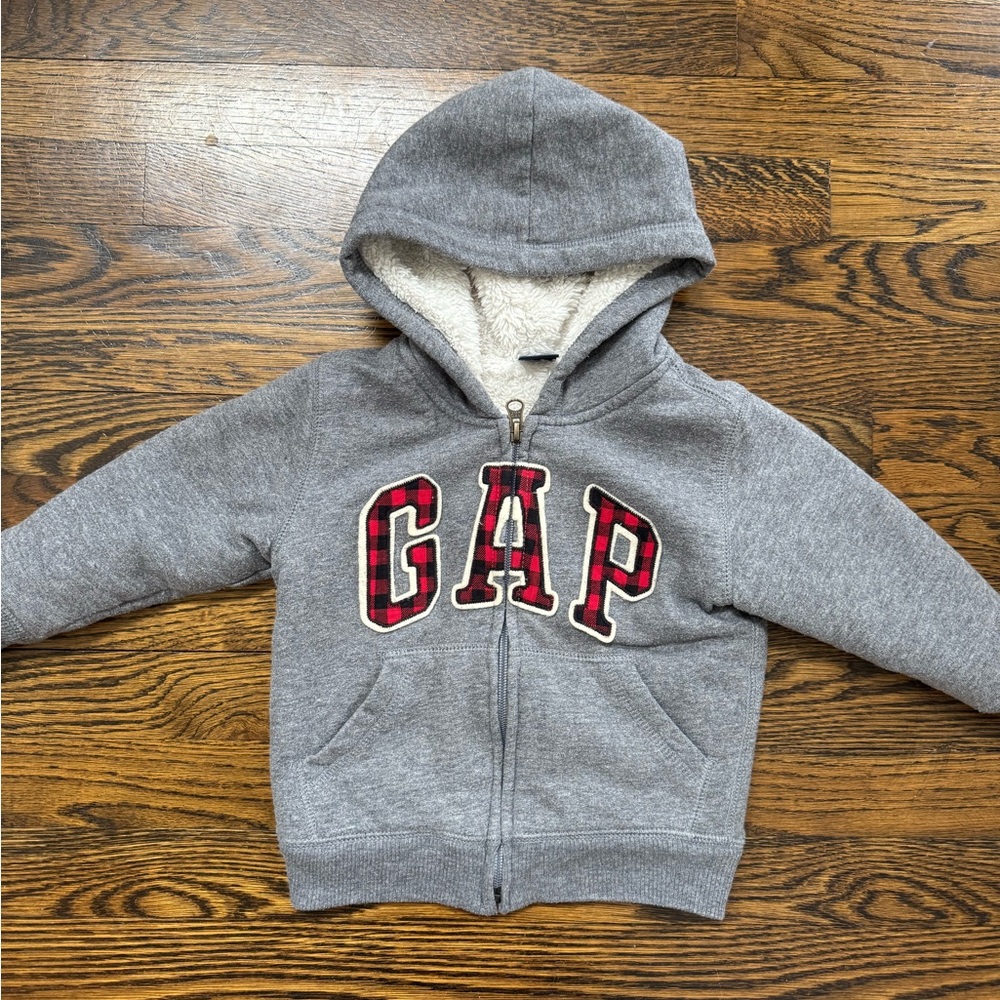 GAP Kids Gray Hoodie, Size: 2T